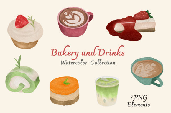 Bakery and Drinks Watercolor: A Designer's Review