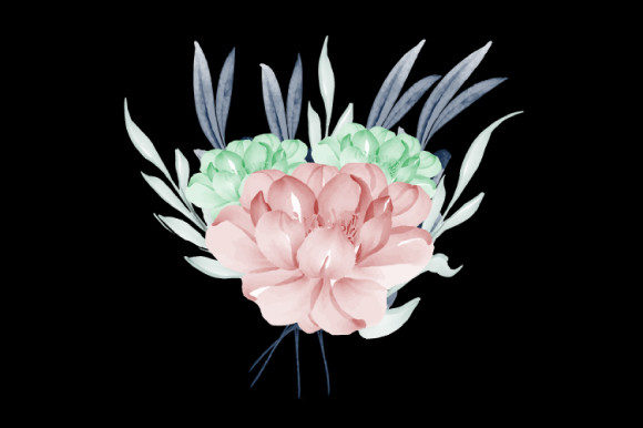 Beautiful Watercolor Flower Design