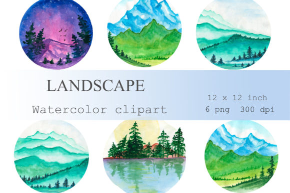 Camping Watercolor Clipart Travel PNG
